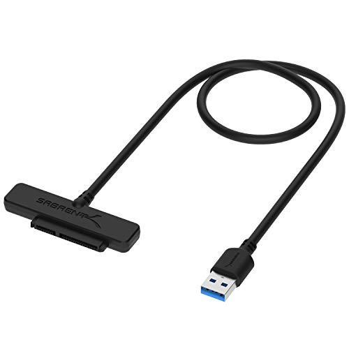 Tipo A cavo con USB Type C convertitore UASP ElecGear 2.5 pollici SATA SSD e HDD Hard Drive Enclosure Custodia Involucro adattatore USB 3.0 Case Esterno per Disco Rigido 2.5 da 7 a 15 mm